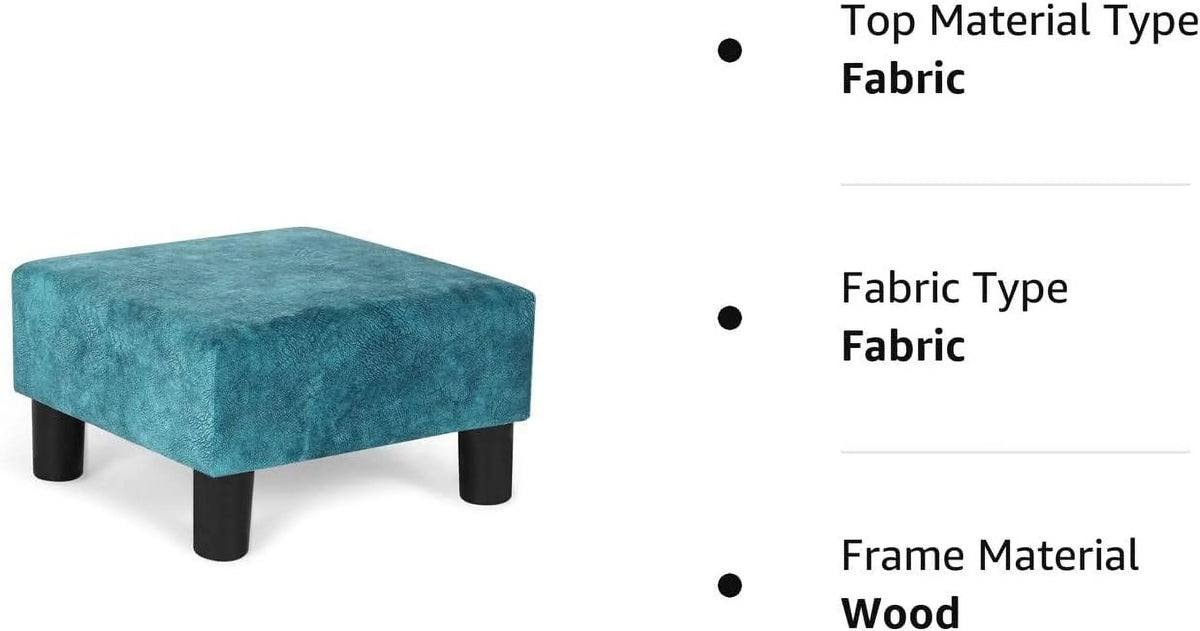 Blue Square Ottoman Footstool X14104