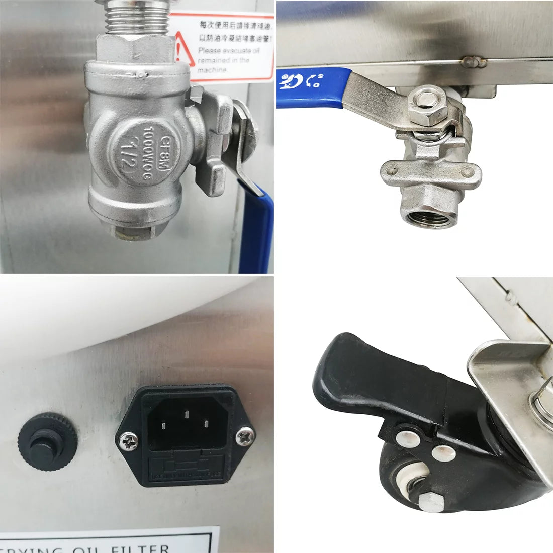 58L Stainless Steel Electric Fryer X4931