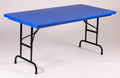 Blue Adjustable Height Folding Table N22955