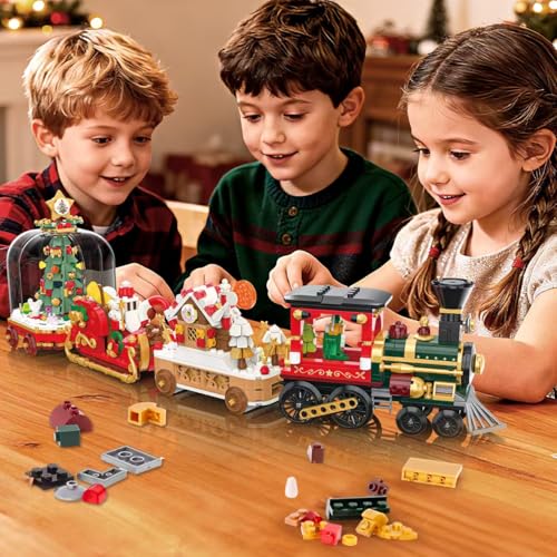 Christmas Train Building Blocks Set 1041 PCS G29608