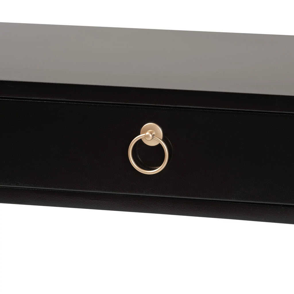 Modern Wood and Metal 2 Drawer Console Table R61300
