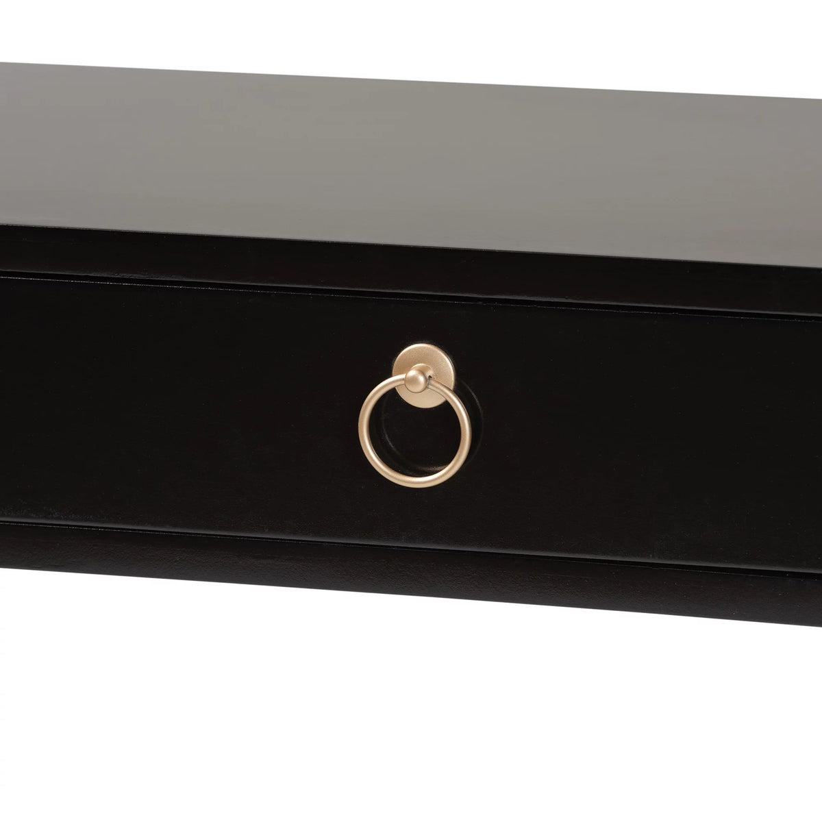Modern Wood and Metal 2 Drawer Console Table R61300