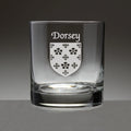 Set of 4 Etched Tumbler Glasses C8353