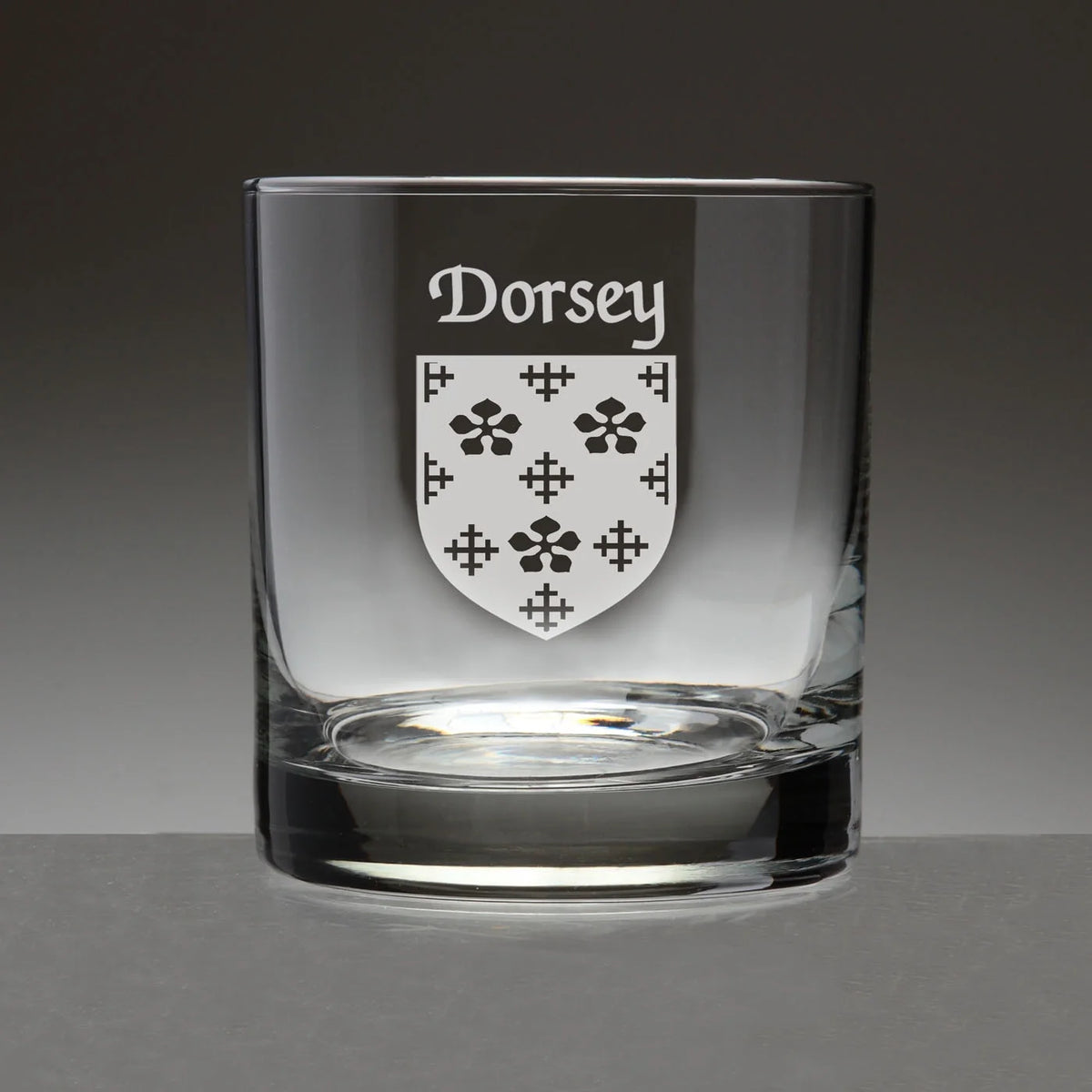 Set of 4 Etched Tumbler Glasses C8353