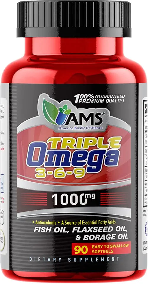Omega 3-6-9 90 Softgels Dietary Supplement B752