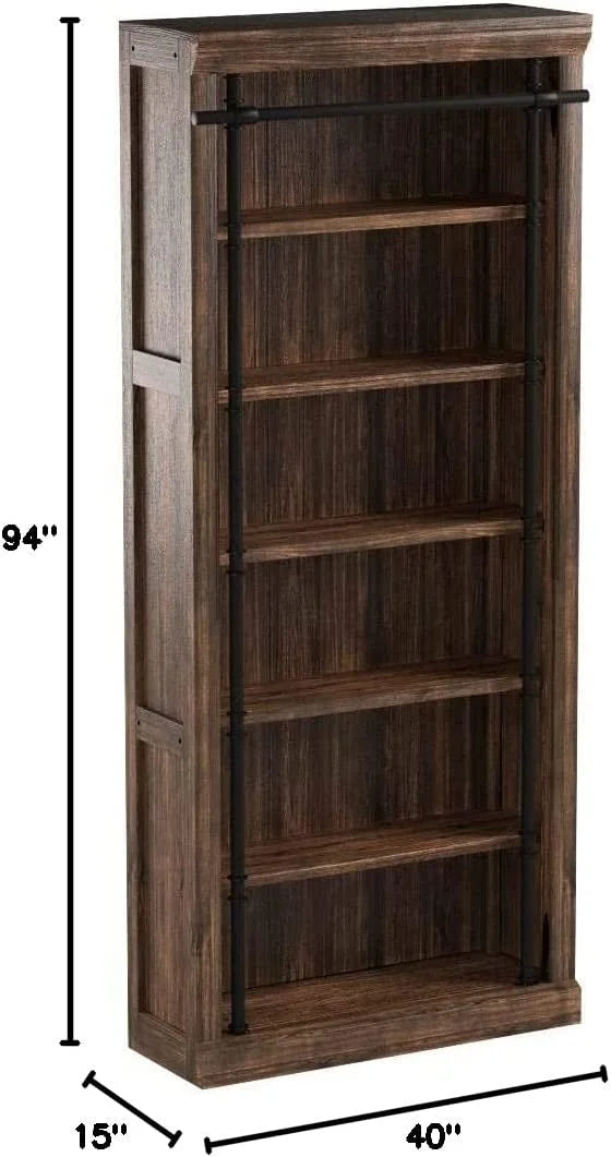 Fully Assembled Brown Bookcase E7150