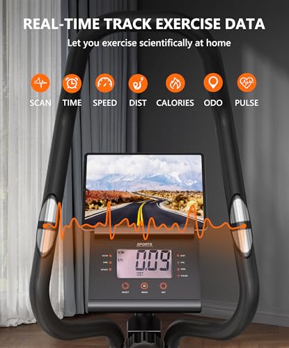 3-in-1 Elliptical Exercise Machine with 16 Levels Resistance F5869