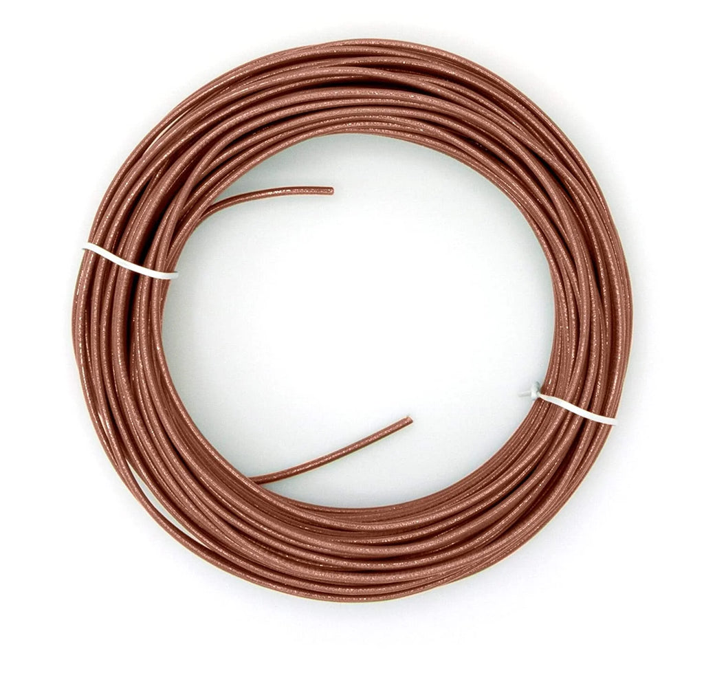 150 Feet Insulated Solid Copper THHN THWN Wire 14 AWG Brown B160529