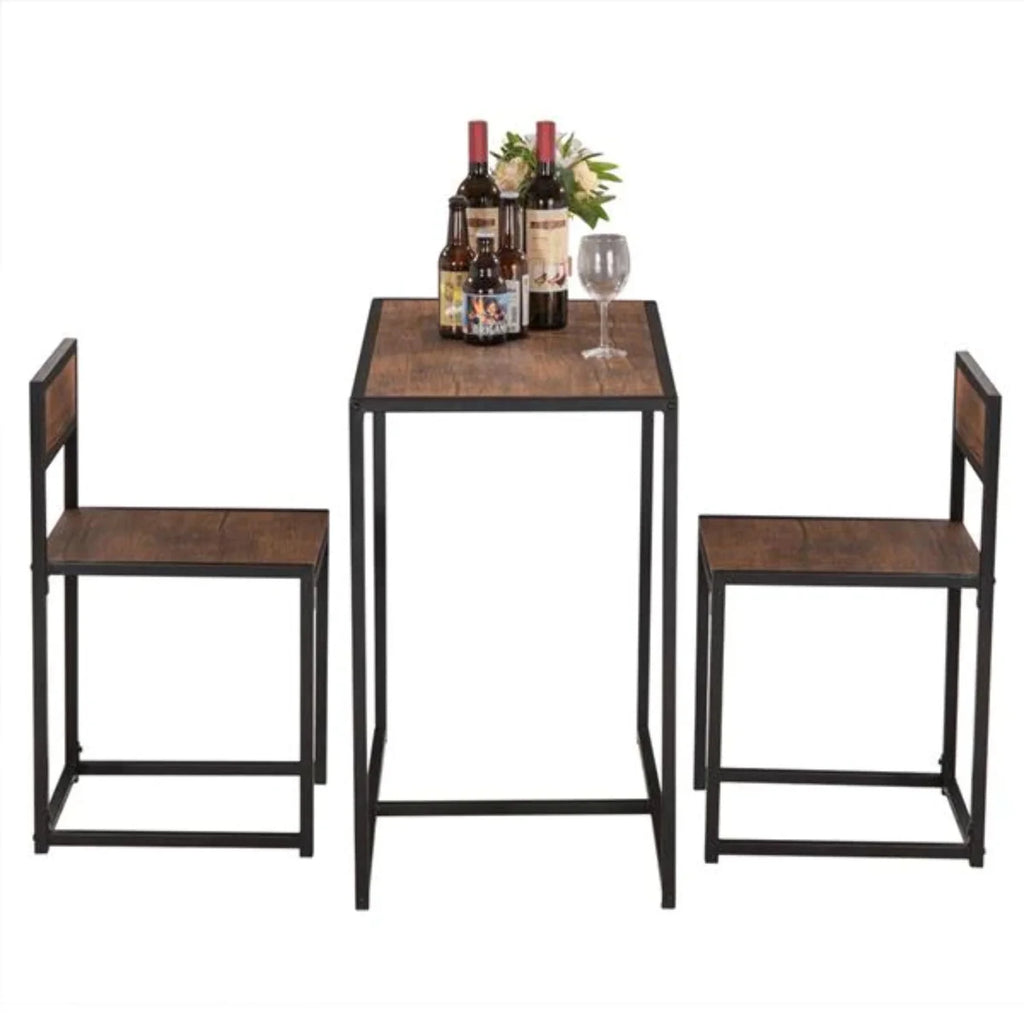 Wood Breakfast Table and Chair Three-Piece R7446