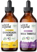 Dandelion Root Tincture 4 fl oz & Milk Thistle Tincture 4 fl oz P9054
