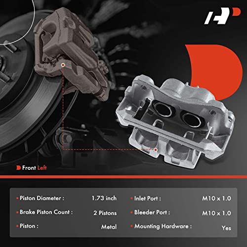 Disc Brake Caliper Assembly with Bracket Front Left Driver Side H7293