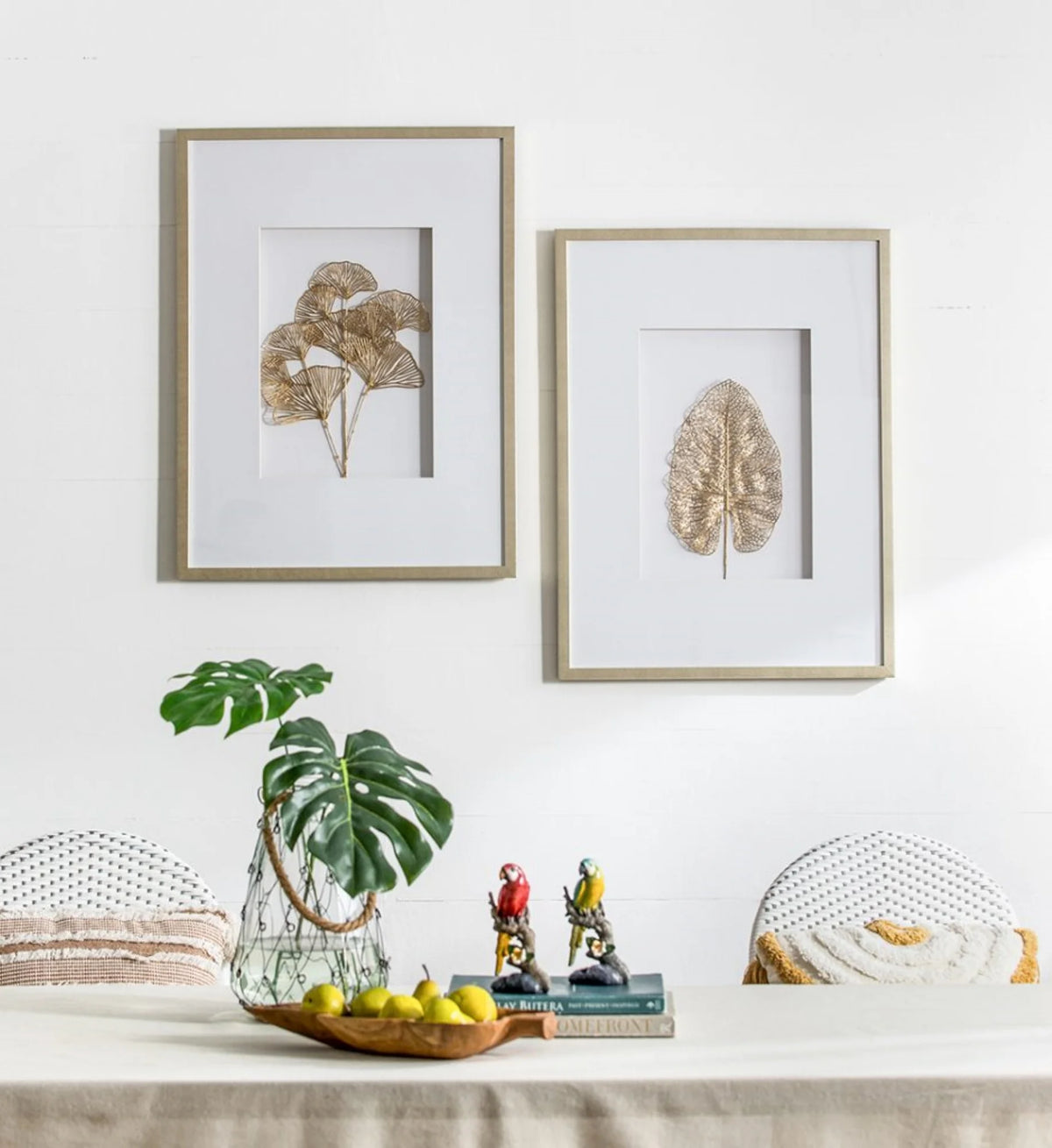 Botanical Framed Wall Arts 23.5" x 31.5" 2ct Q47226
