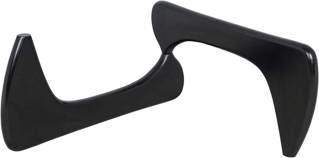 Black 2 Pieces Interlocking Solid Ash Wood Coffee Table Feet P145936