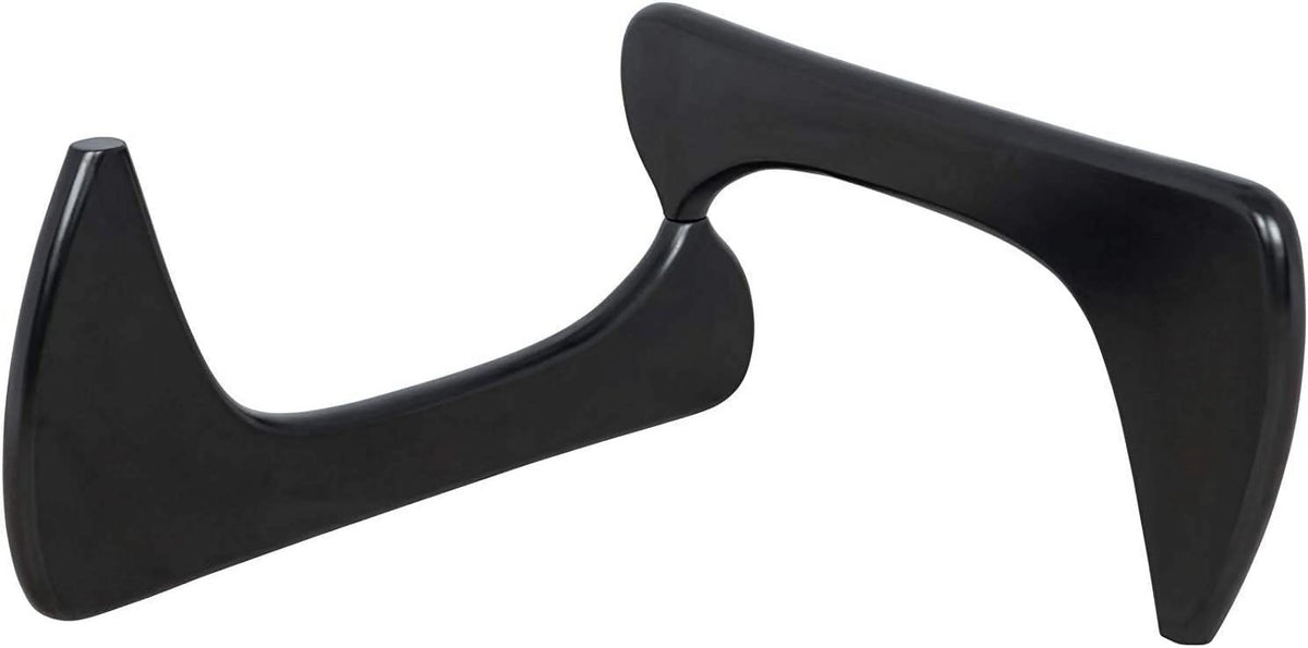 Black 2 Pieces Interlocking Solid Ash Wood Coffee Table Feet P145936