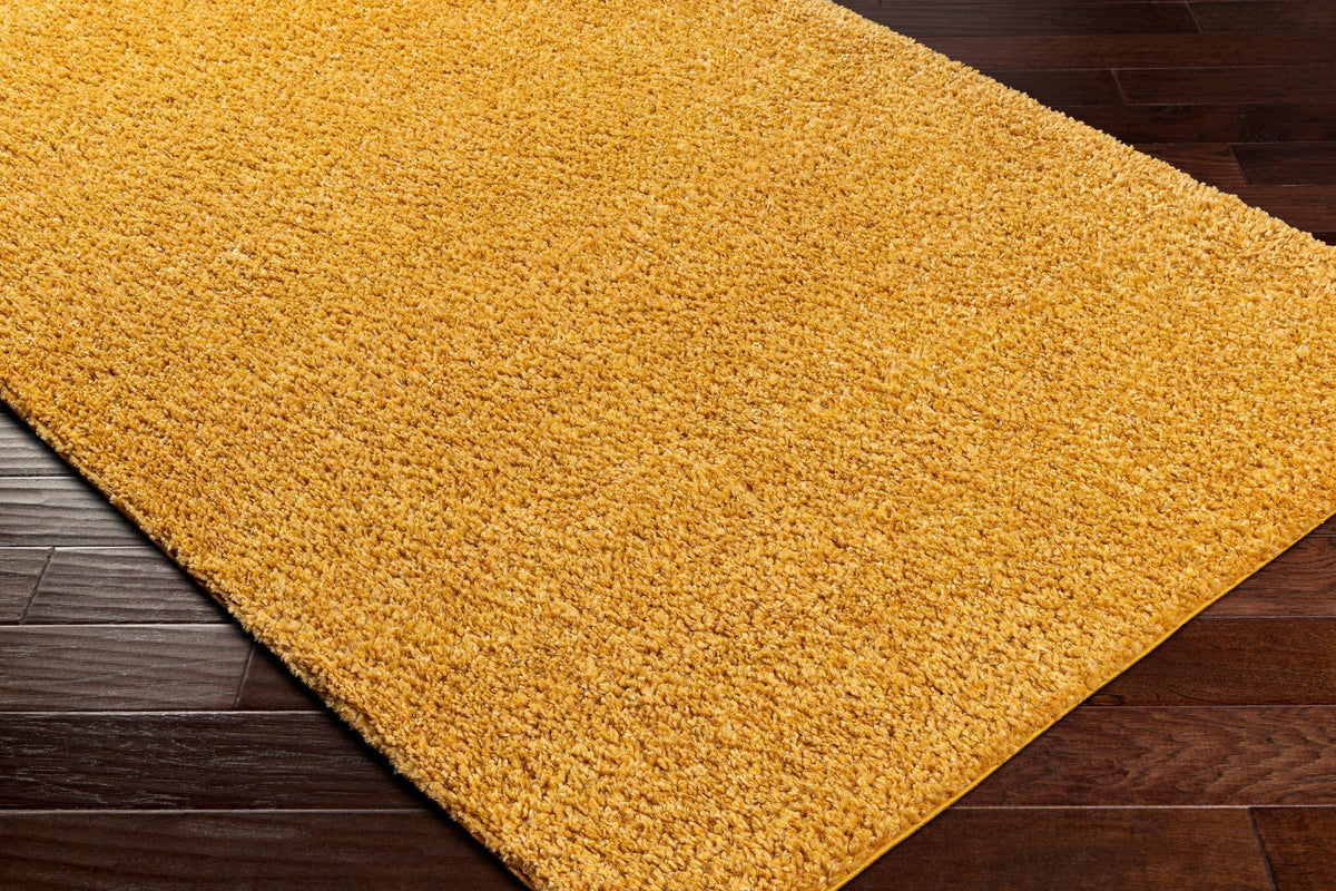 6x9 Bright Orange Area Rug F7638