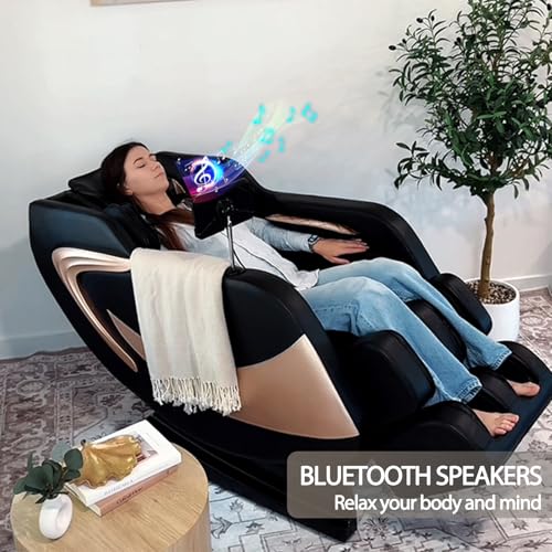 Full Body Zero Gravity Shiatsu Massage Recliner with Heat and Airbags T273661