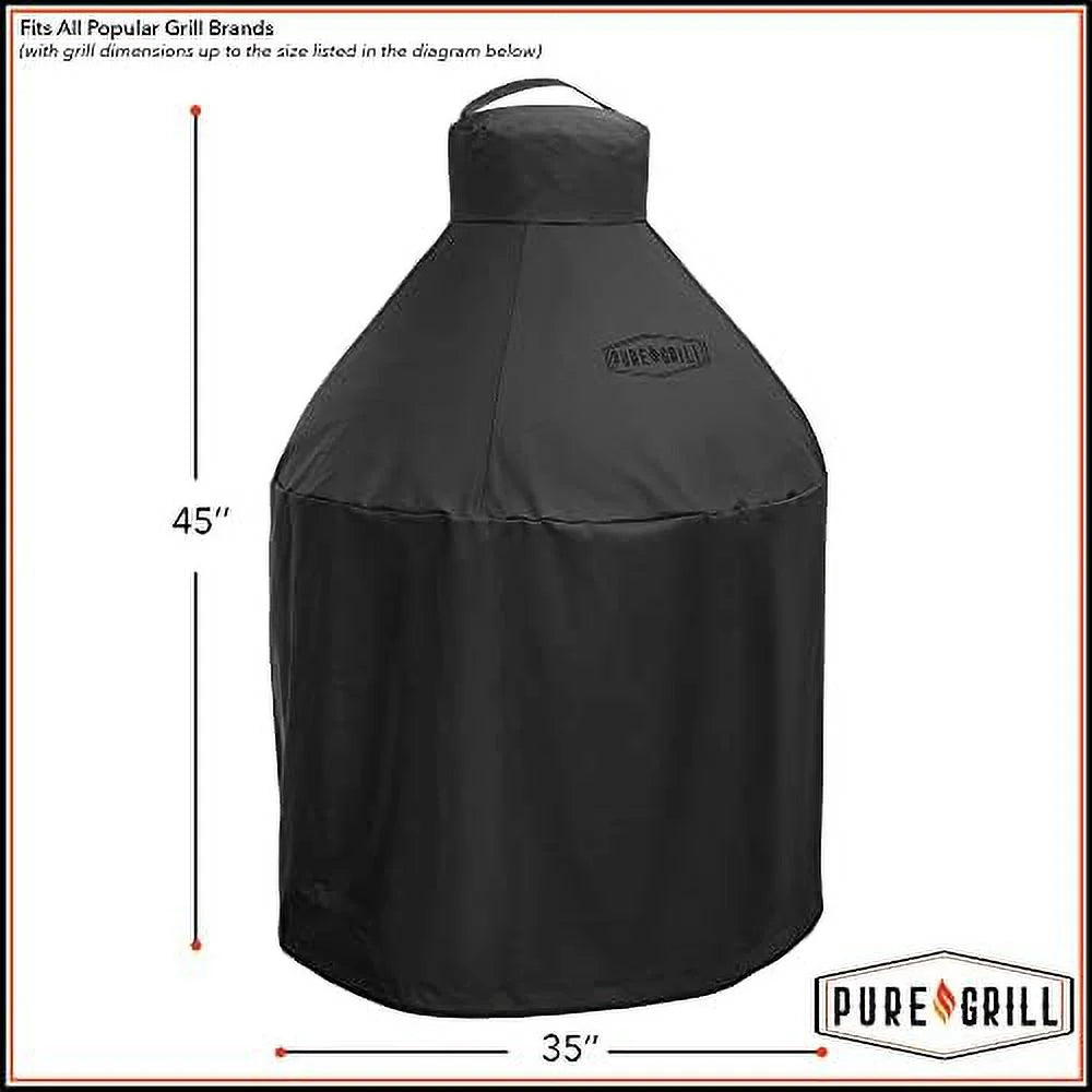 Ceramic Grill Cover, Universal Fit, Heavy-Duty Waterproof Fade Resistant Fabric B628064