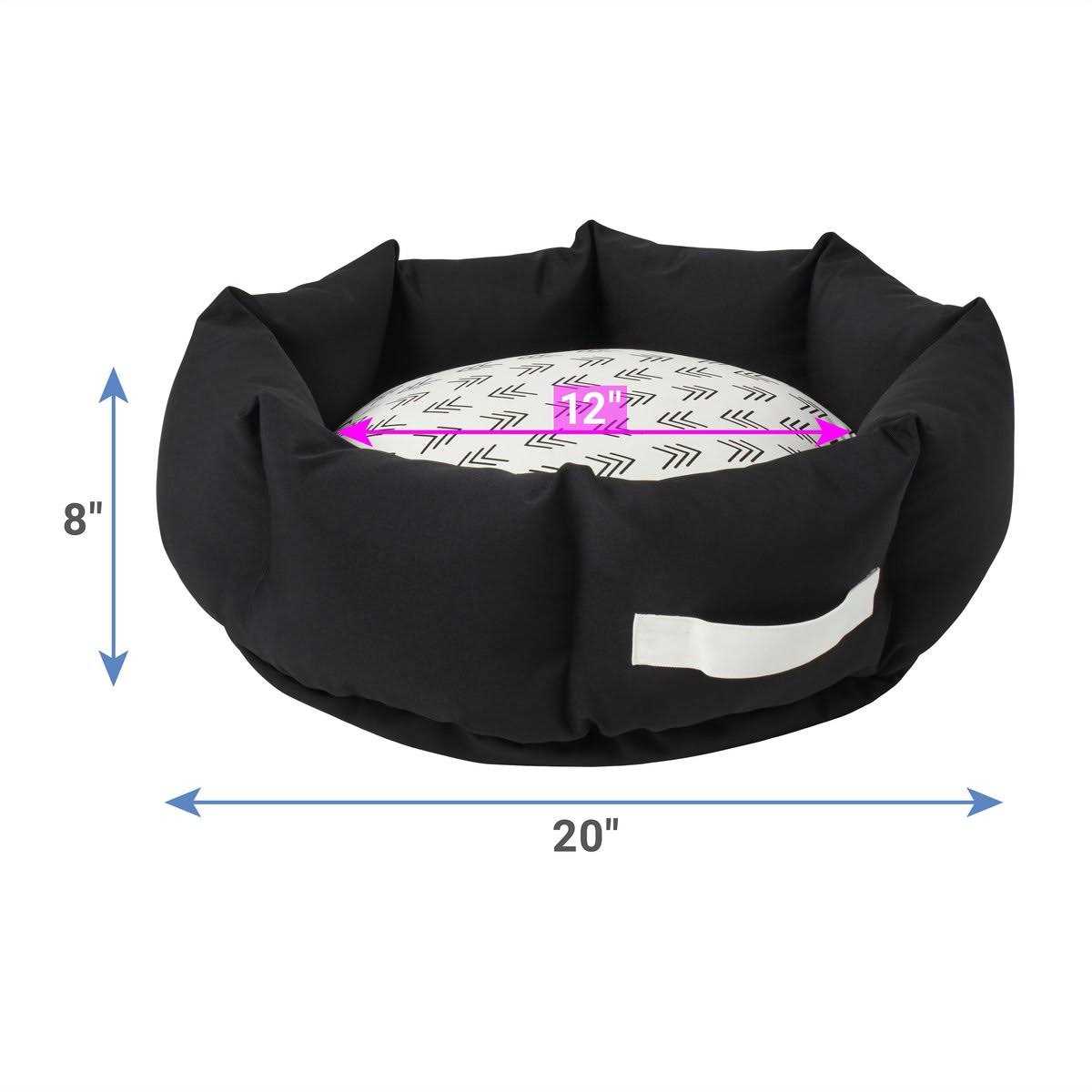 Indoor/Outdoor Bolster Cat & Dog Bed P57099