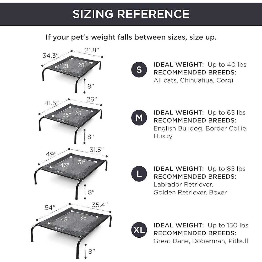 Large Elevated Cooling Outdoor Dog Bed U7963