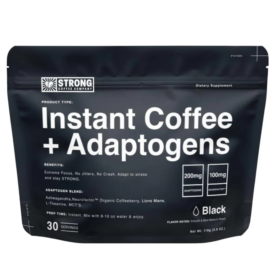 Black Organic Instant Coffee 30 Servings X470