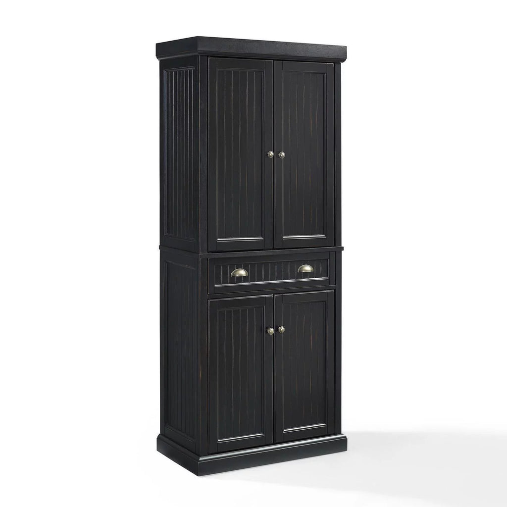 Distressed White Pantry X372