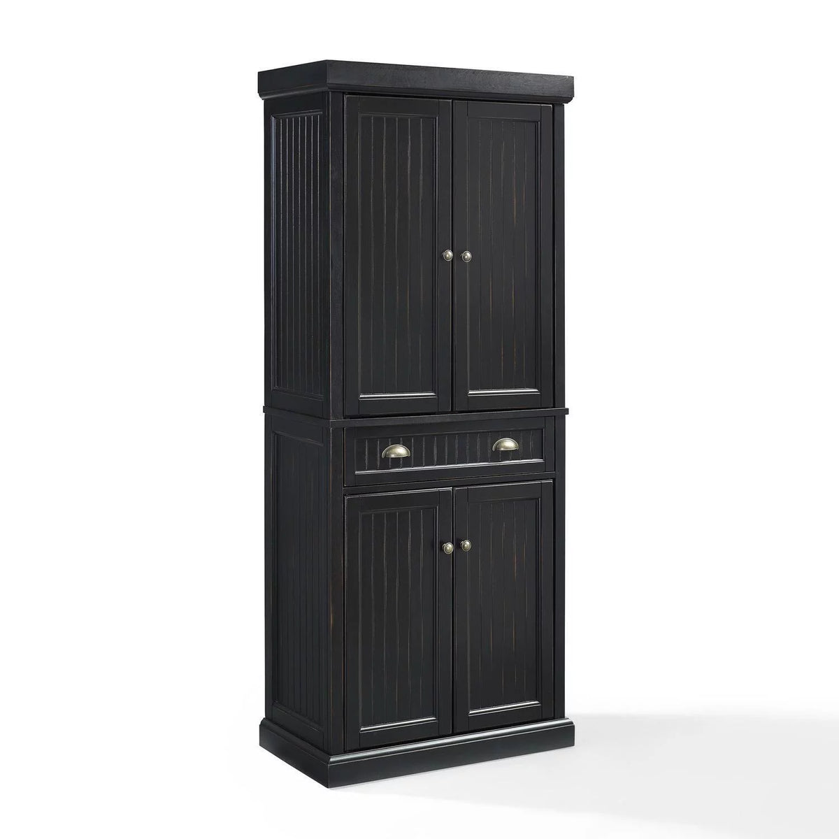 Distressed White Pantry X372