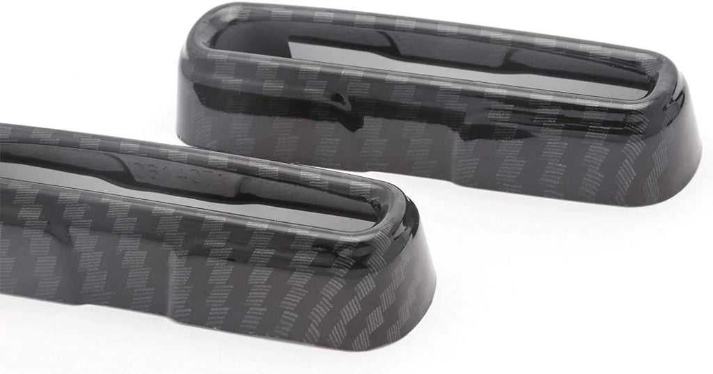 Seat Adjustment Knob Switch Buttons Cover Trim Carbon Fiber Pattern B1599