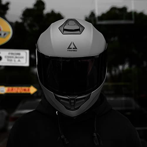 Full Face Motorcycle Helmet with Tinted and Clear Visor X5617
