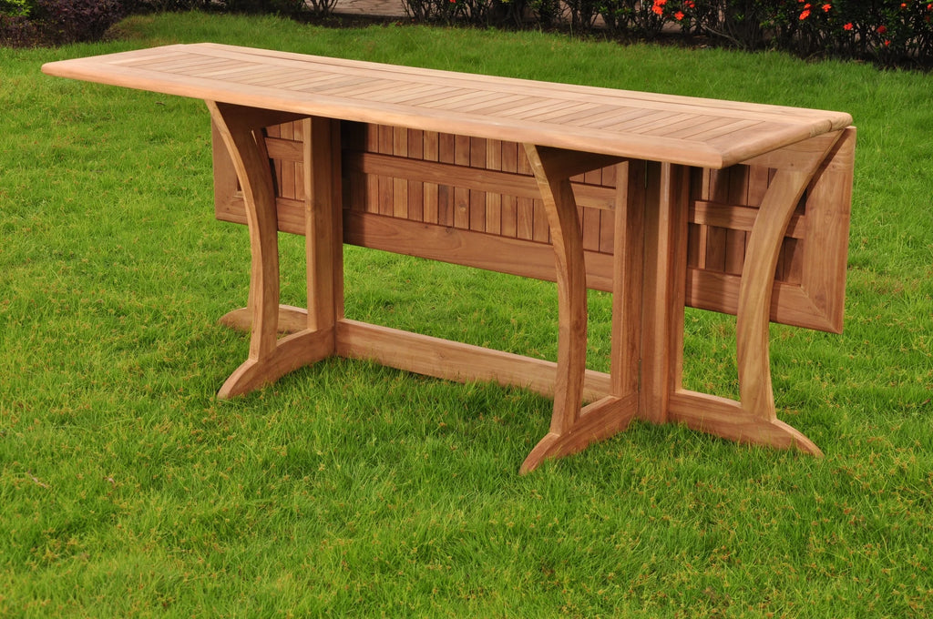 69" Grade-A Teak Wood Outdoor Dining Console Table O10906