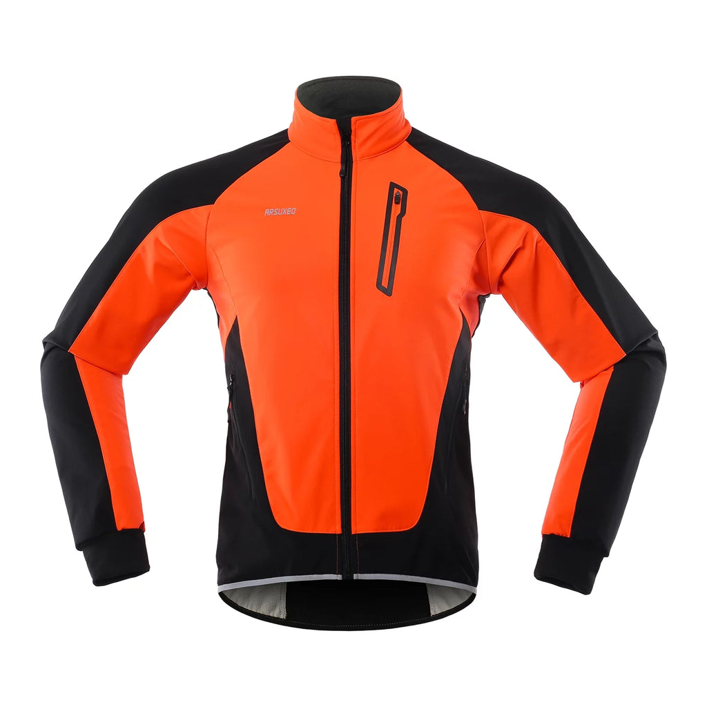 Waterproof Windproof Thermal Fleece Cycling Jacket T9761