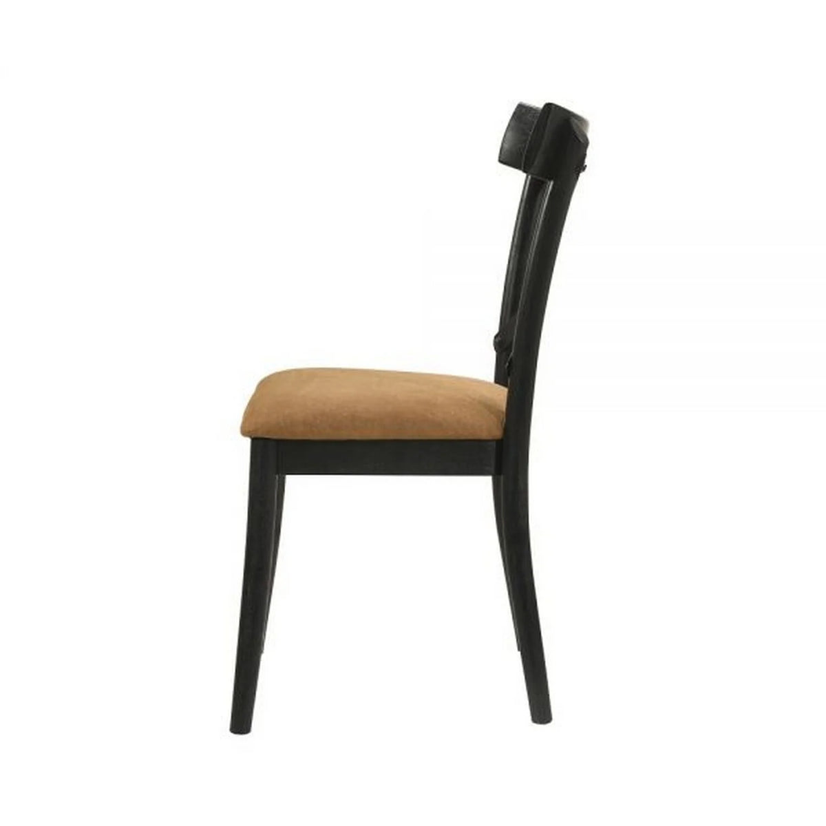 Brown and Black Dining Chair, Set of 2 Z771103