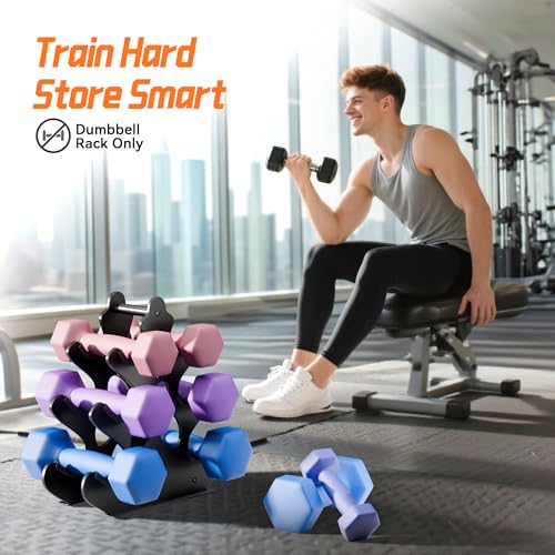 Compact Dumbbell Rack Stand with Anti-Slip Pads U3805