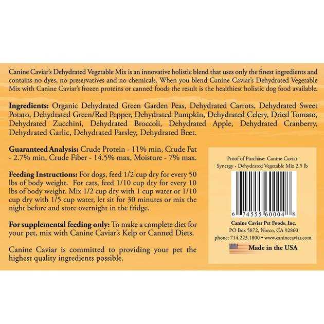 Dehydrated Vegetable Mix Food Supplement L416378
