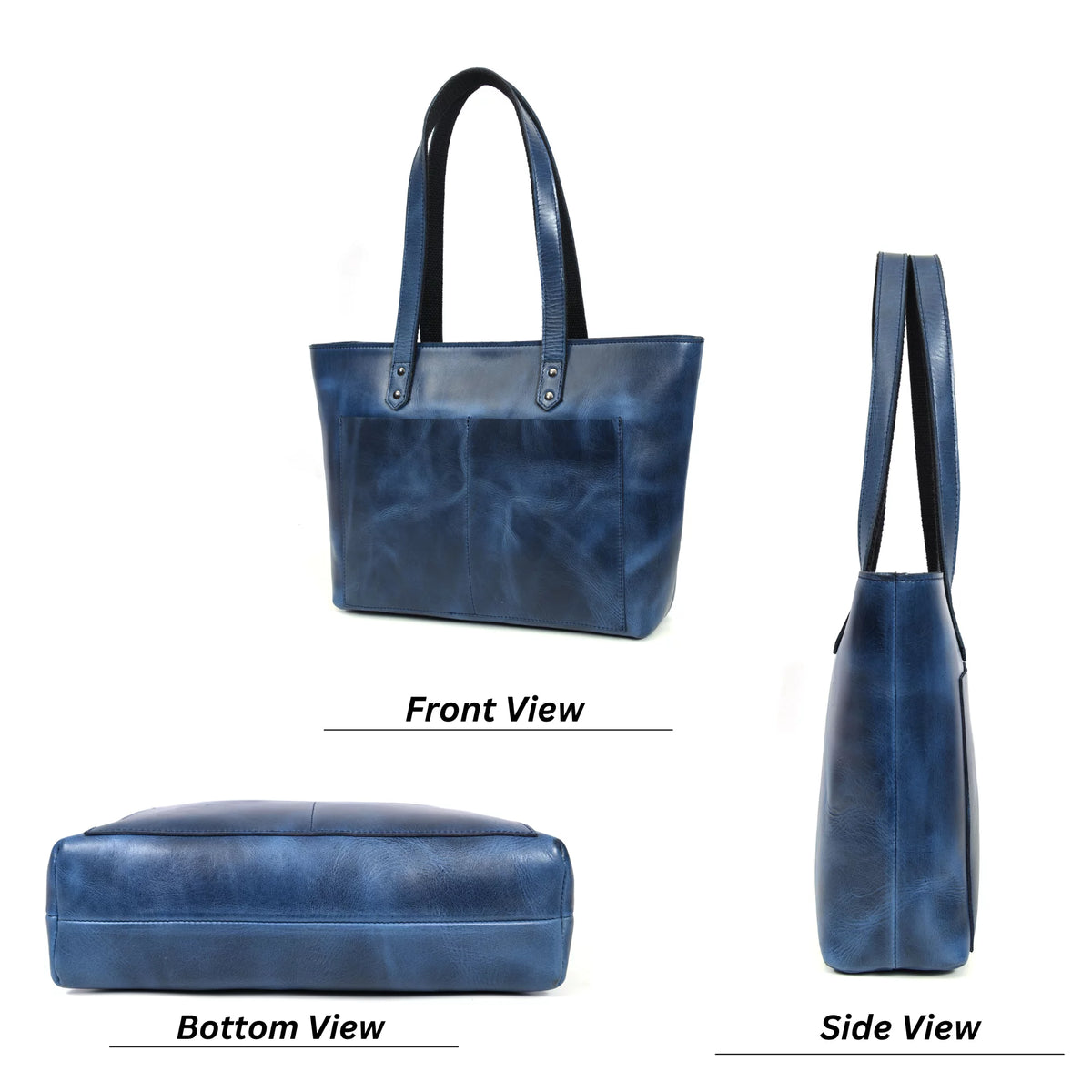 Genuine Leather Shoulder Tote Bag X24427