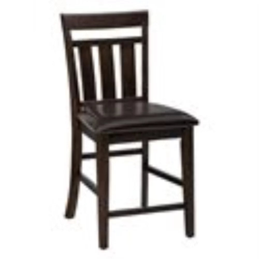 Solid Acacia Upholstered Barstool Set of 2 V115209