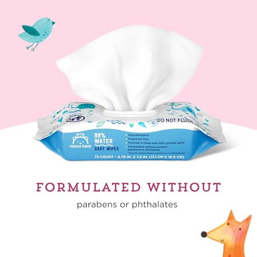99% Water Based Baby Wipes, Hypoallergenic, Fragrance Free, 432 Count F227
