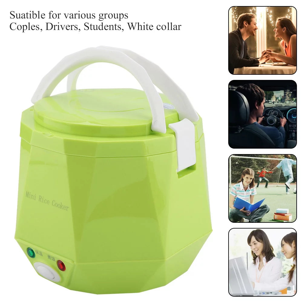 12V 100W 1.3 L Electric Portable Rice Cooker Food Steamer R4923