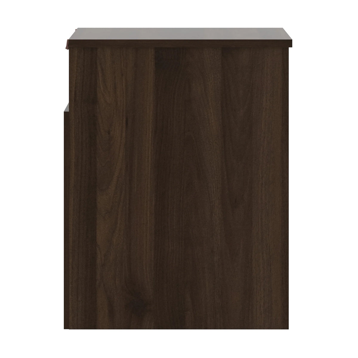 Dark Walnut Open Shelf Nightstand F40722