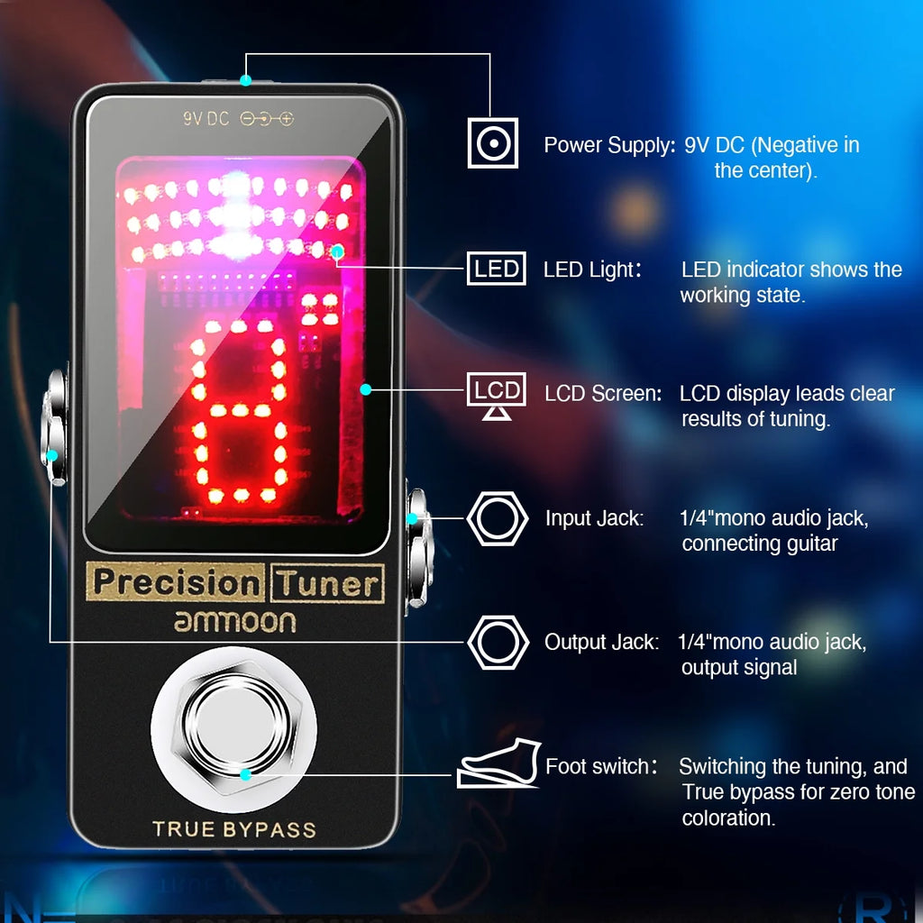 Chromatic Tuner Pedal with True Bypass G795493