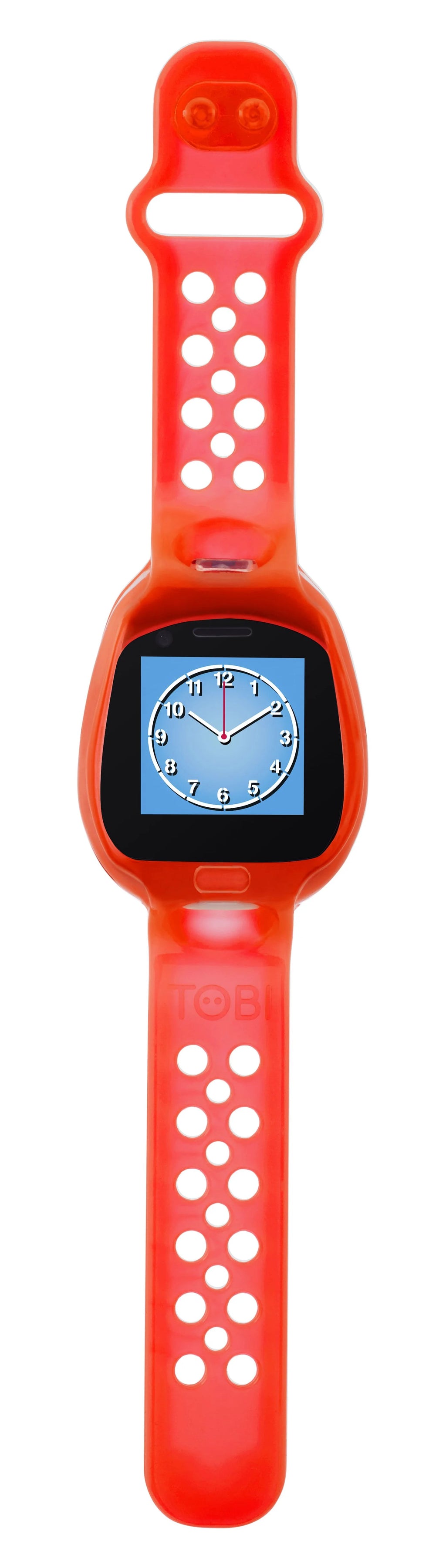 Red Smartwatch with 2 Cameras and Touch Screen F583