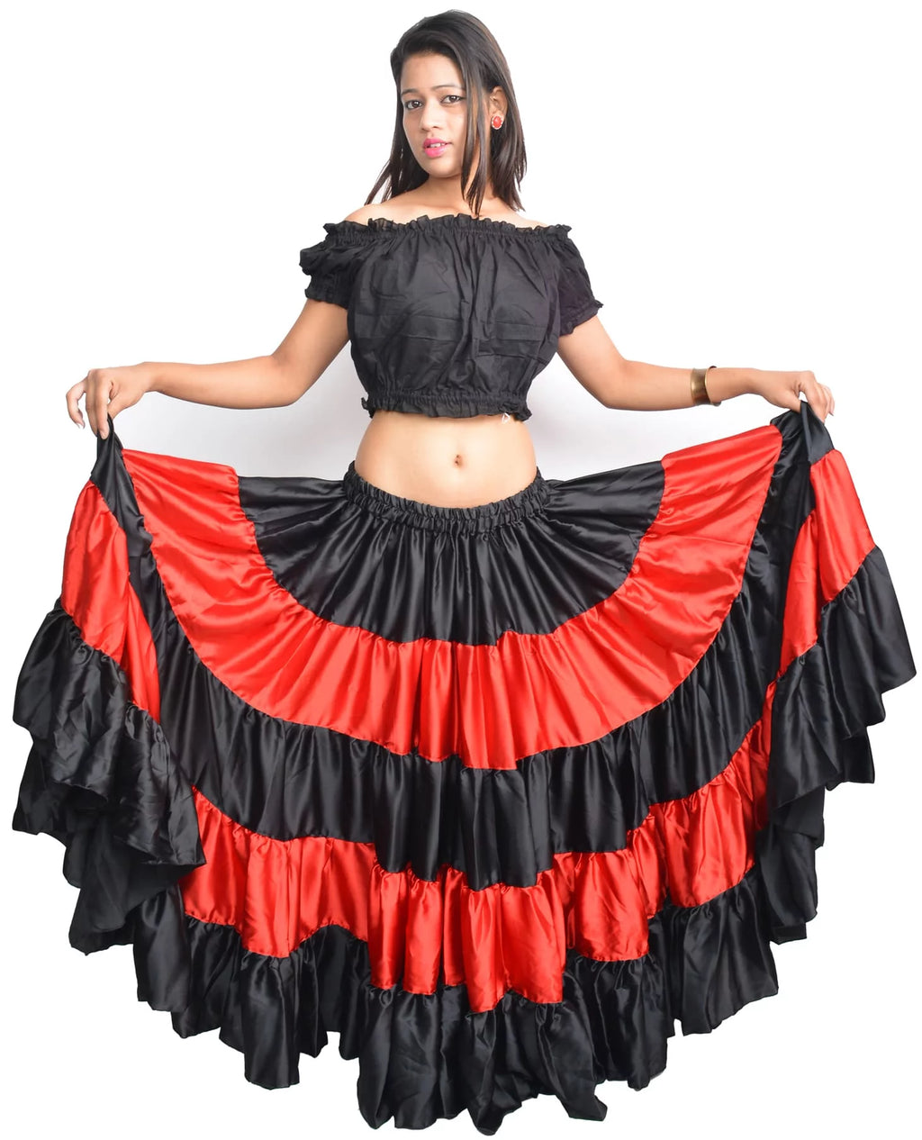 Women's Flamenco Dance Skirt K543