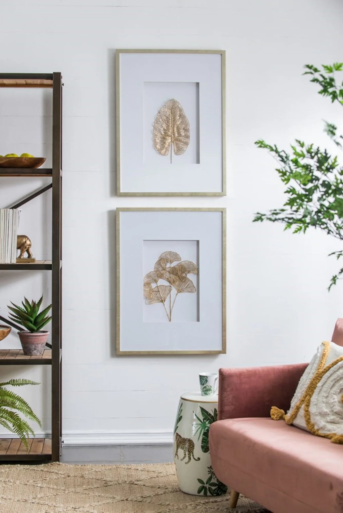 Botanical Framed Wall Arts 23.5" x 31.5" 2ct Q47226