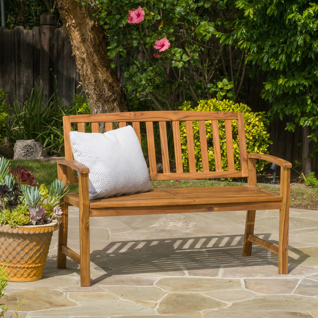 Acacia Wood Bench Q6804