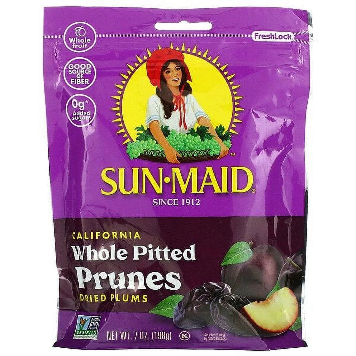 California Whole Pitted Prunes 7 oz Pack of 4 R281468