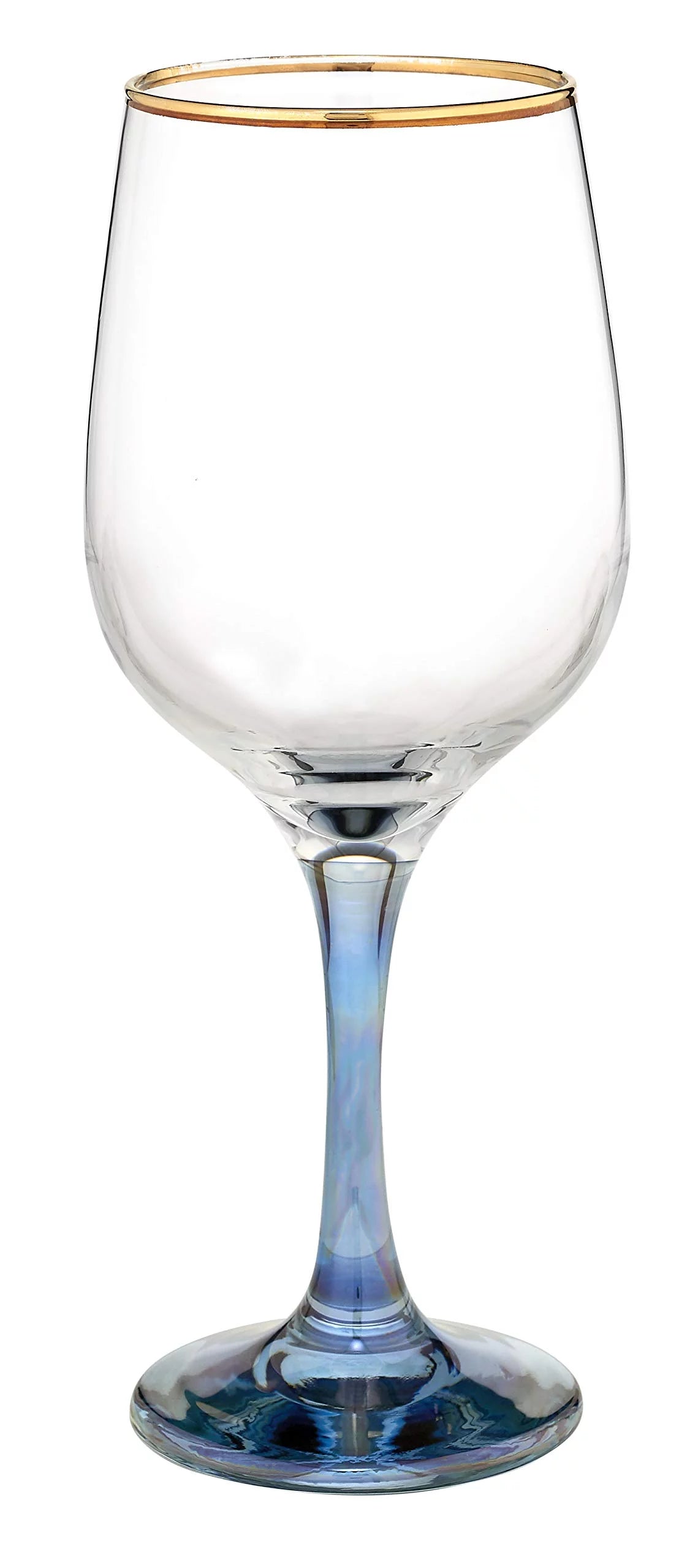 Set of 4 Italian Crystal Wine Water Beverage Glasses 15oz V912
