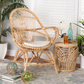 Natural Brown Club Chair E799