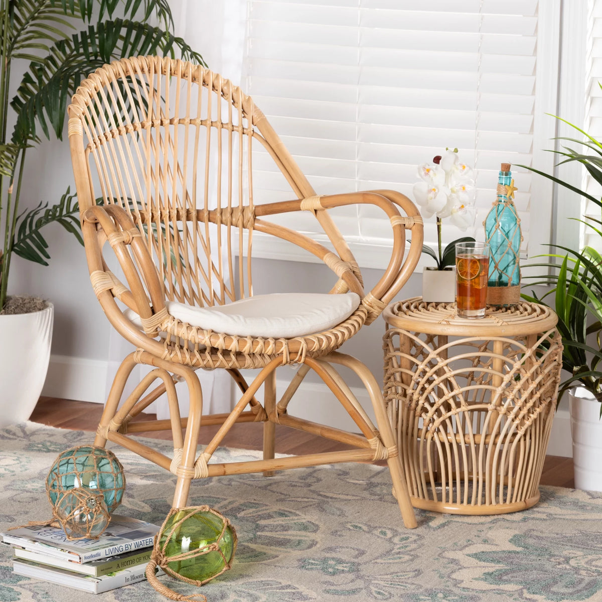 Natural Brown Club Chair E799