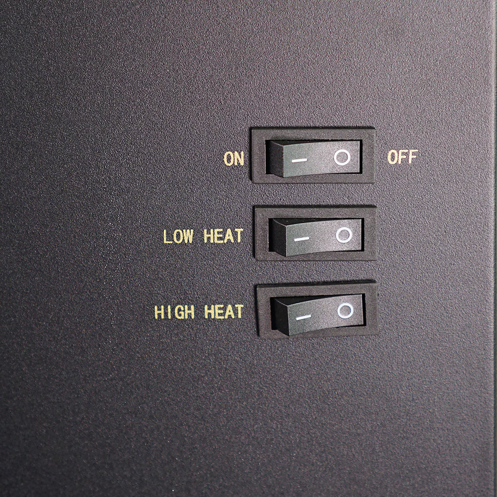 16" Freestanding Electric Fireplace Stove Heater U32045