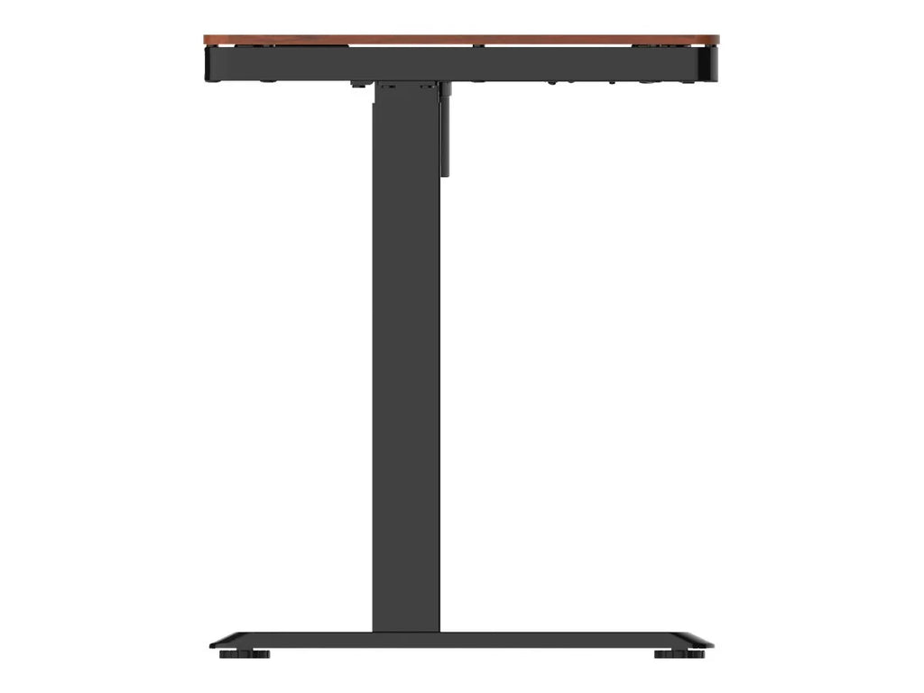 Sit/standing desk electric height adjustment walnut L73814