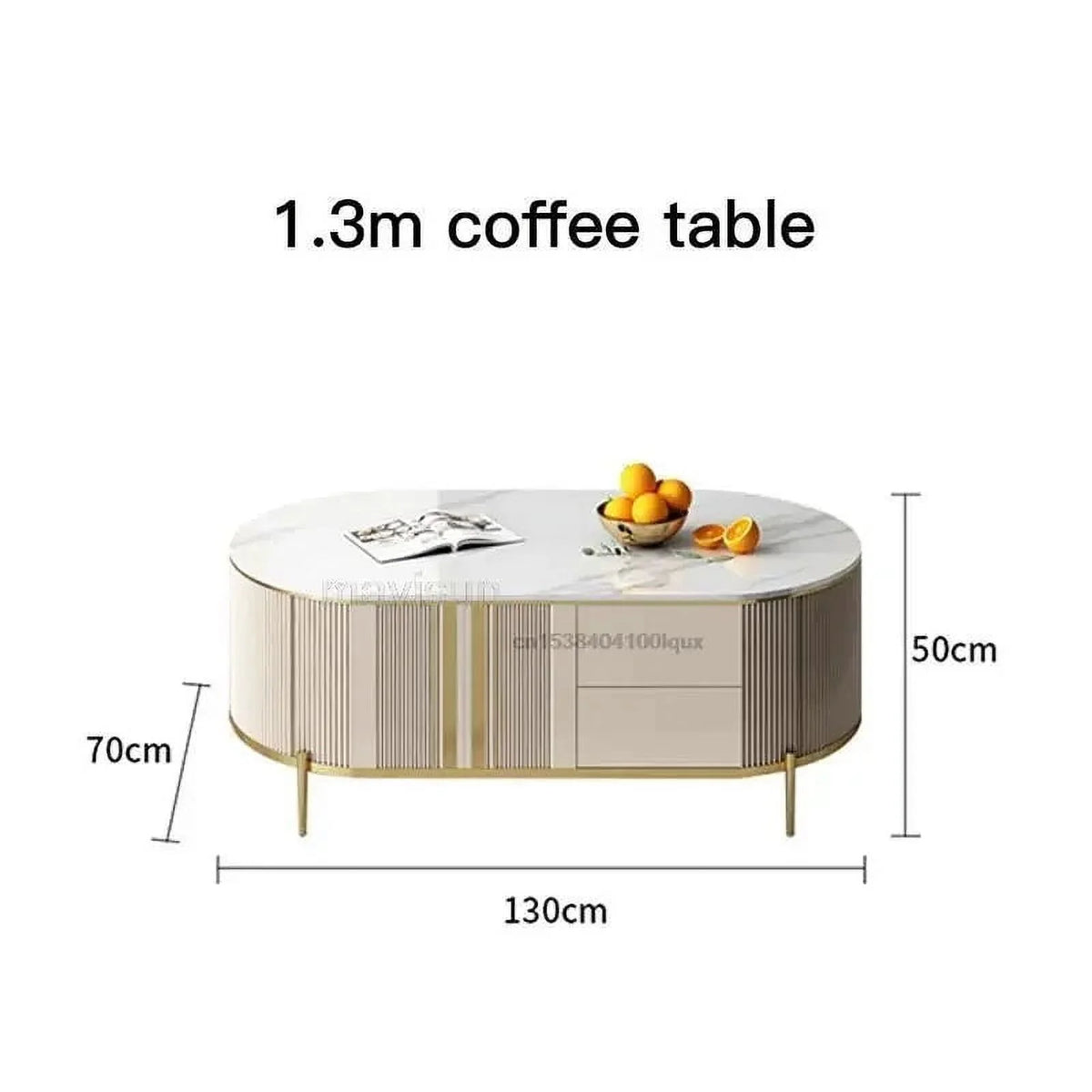 Italian Style Light Luxury Coffee Table TV Cabinet B1167